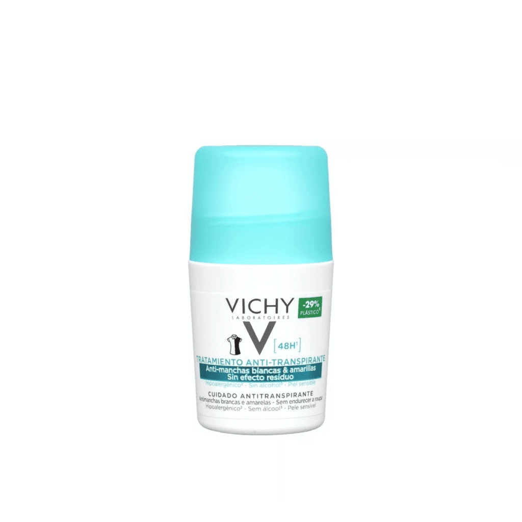 Vichy Deodorant Antiperspirant Anti-White Marks 48h 50ml – Long-Lasting Sweat & Odor Protection in UAE
